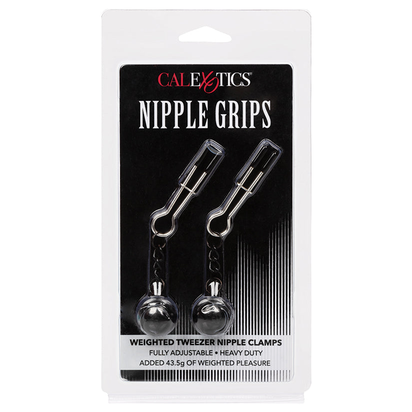 CAL EXOTICS - NIPPLE GRIPS WEIGHTED TWEEZER NIPPLE CLAMPS