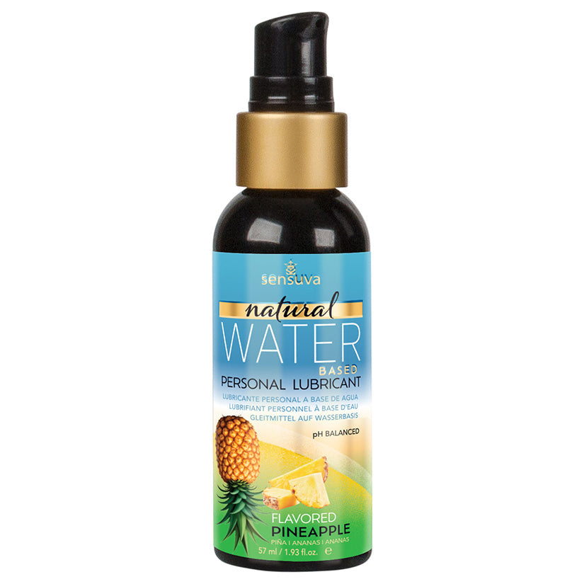 SENSUVA - NATURAL WATER BASED PERSONAL LUBRICANT PINEAPPLE 2 OZ.