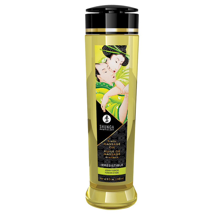 SHUNGA - EROTIC MASSAGE OIL IRRESISTIBLE ASIAN FRUITS 8.5 OZ.