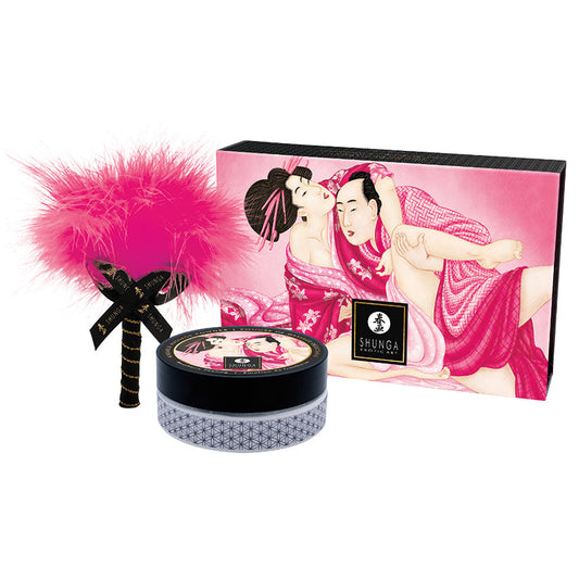 SHUNGA - KISSABLE MASSAGE POWDER RASPBERRY FEELING 2.65 OZ.