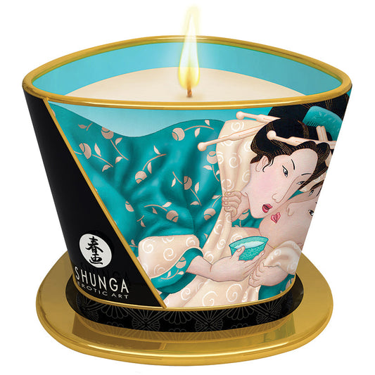 SHUNGA - VELA DE MASAJE ISLAND BLOSSOMS 5.7 OZ.