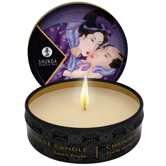 SHUNGA - MINI MASSAGE CANDLE EXOTIC FRUITS 1 OZ.