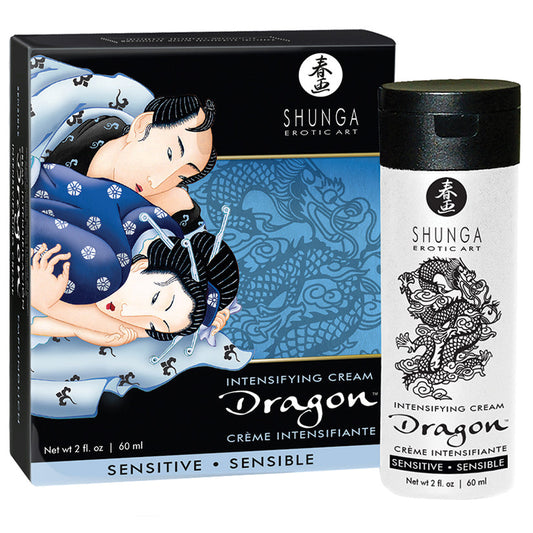 SHUNGA - CREMA INTENSIFICADORA DRAGON PARA PIELES SENSIBLES 2 OZ.