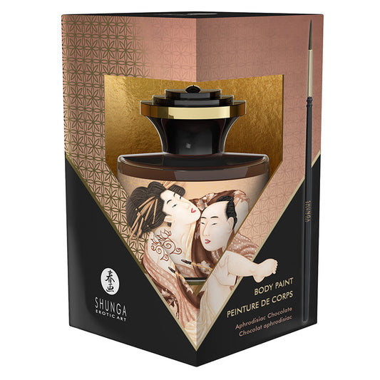 SHUNGA - PINTURA CORPORAL AFRODISÍACA DE CHOCOLATE 1.7 OZ.
