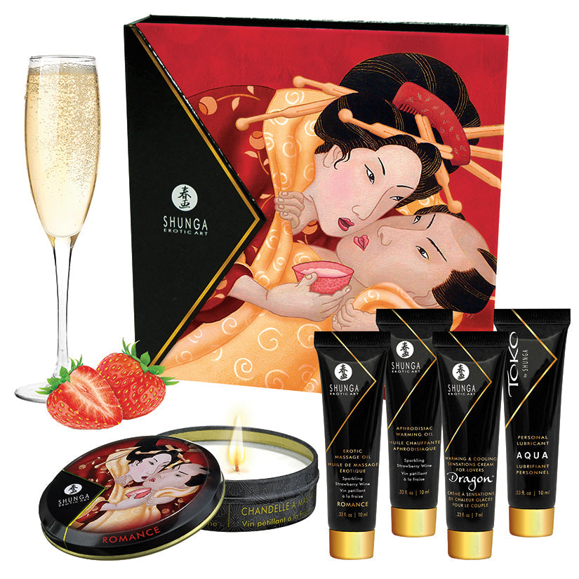 SHUNGA - GEISHA'S SECRETS SPARKLING STRAWBERRY WINE