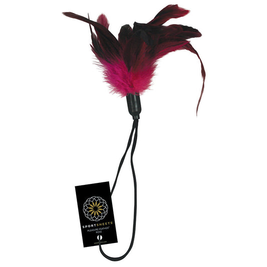 SPORTSHEETS - ROSE À PLUMES POUR LE PLAISIR