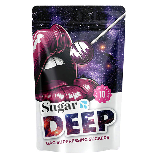 SUGAR SPLASH - LOT DE 10 SUCETTES ANTI-NAUSÉES (ANTI-RÉFLEXE PHARYNGÉ)