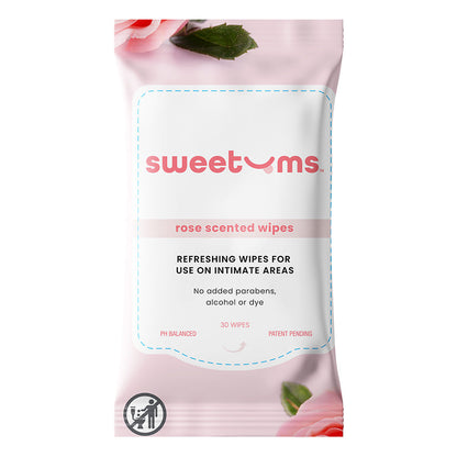 SWEETUMS - SCENTED WIPES ROSE