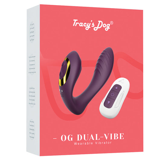 TRACY'S DOG - WEARABLE PANTY VIBRATOR WITH REMOTE CONTROL PURPLE