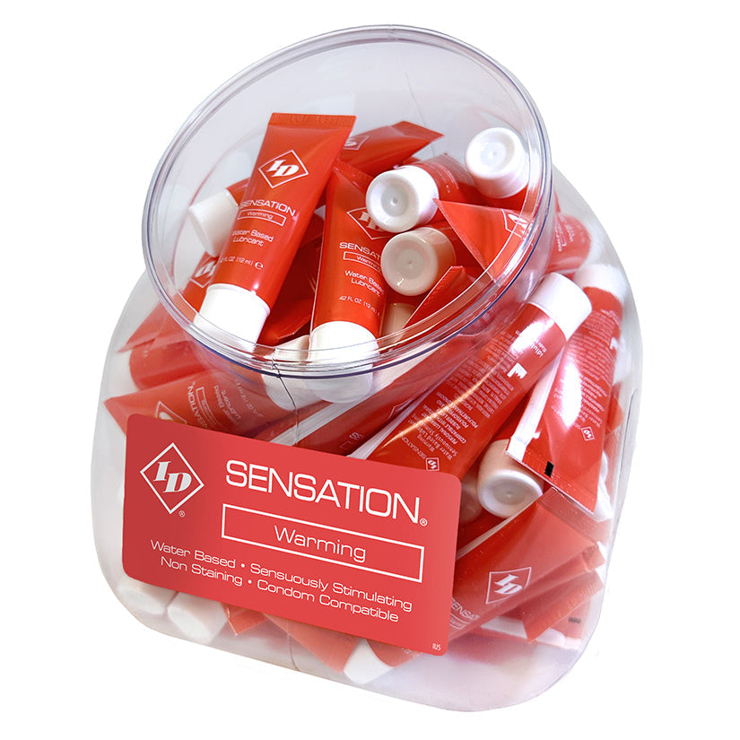 ID LUBRICANTS - ID SENSATION 12ML TUBES 72-PIECE BOWL