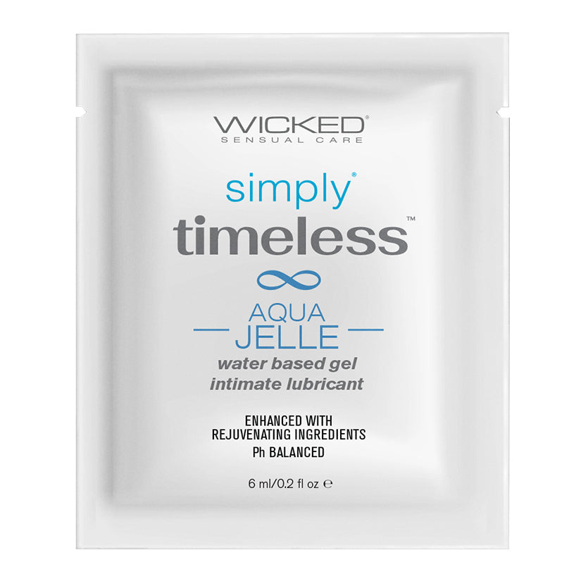 WICKED - SIMPLY TIMELESS PACKET AQUA JELLE FOIL PACK 6ML