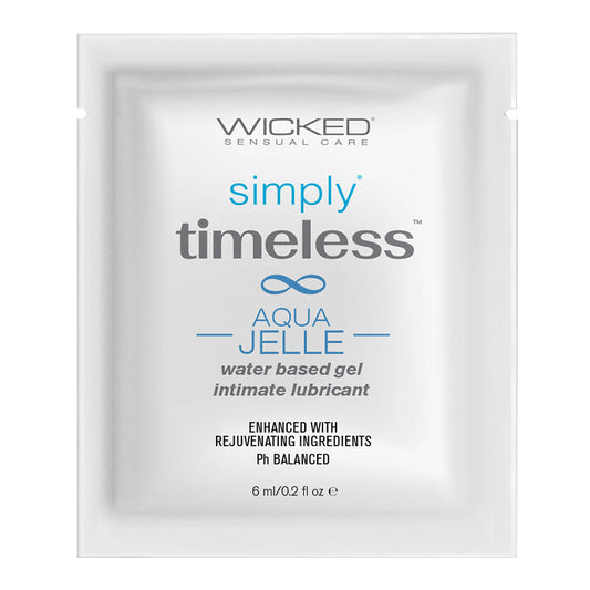 WICKED - SIMPLY TIMELESS PACKET AQUA JELLE FOIL PACK 6ML