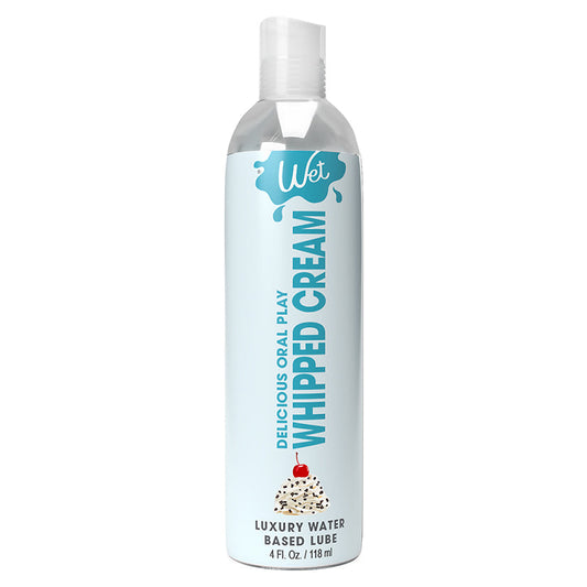 WET - DELICIOUS ORAL PLAY WHIPPED CREAM WATERBASED FLAVORED LUBRICANT 4 OZ.