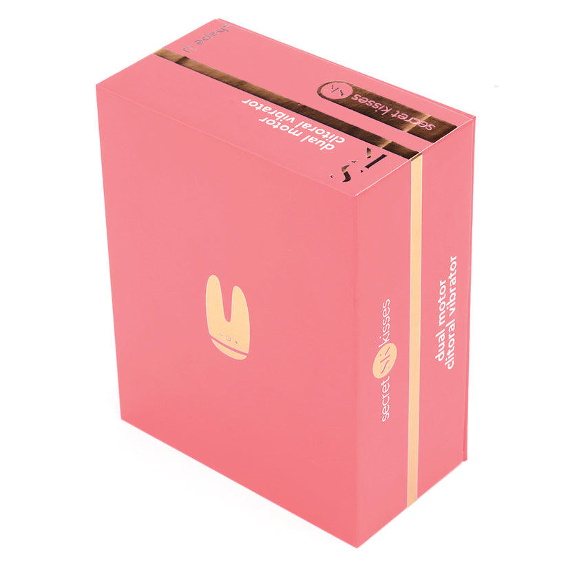 XGEN - SECRET KISSES DUAL MOTOR CLITORAL VIBRATOR CORAL