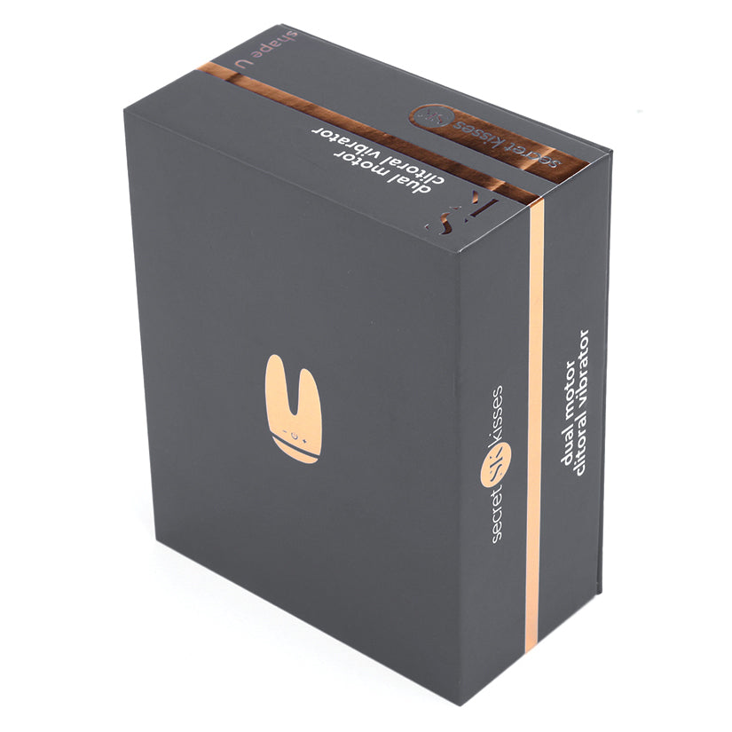 XGEN - SECRET KISSES DUAL MOTOR CLITORAL VIBRATOR GREY