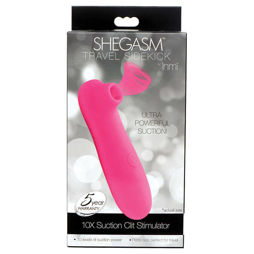 XR BRANDS - SHEGASM TRAVEL SIDEKICK 10X SUCTION CLIT STIMULATOR