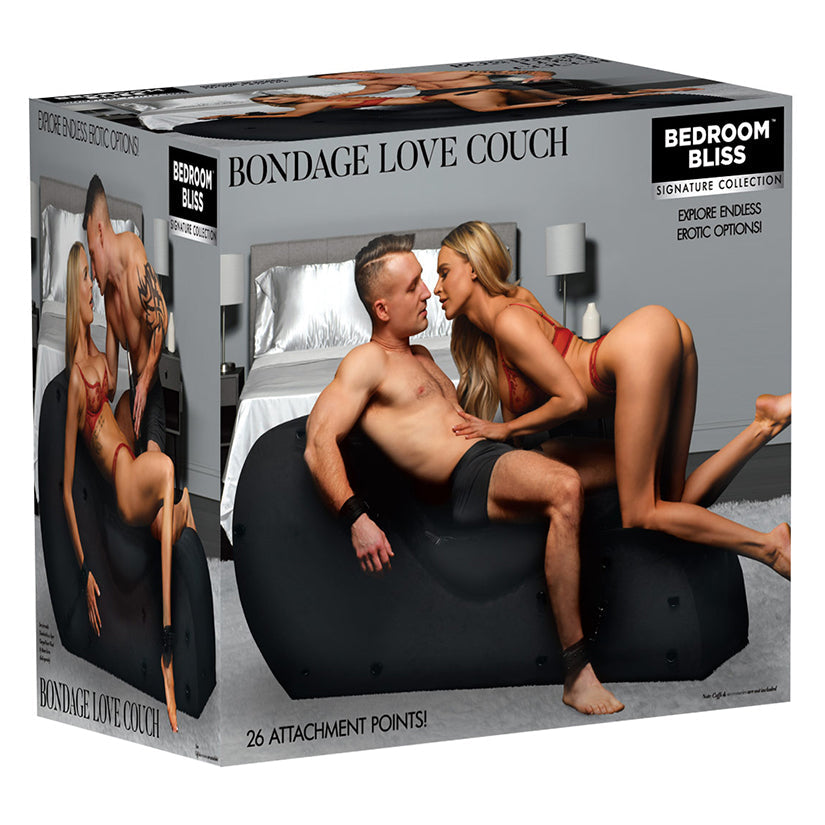 XR BRANDS - BONDAGE LOVE COUCH FOAM BLACK [DROP SHIP ONLY]