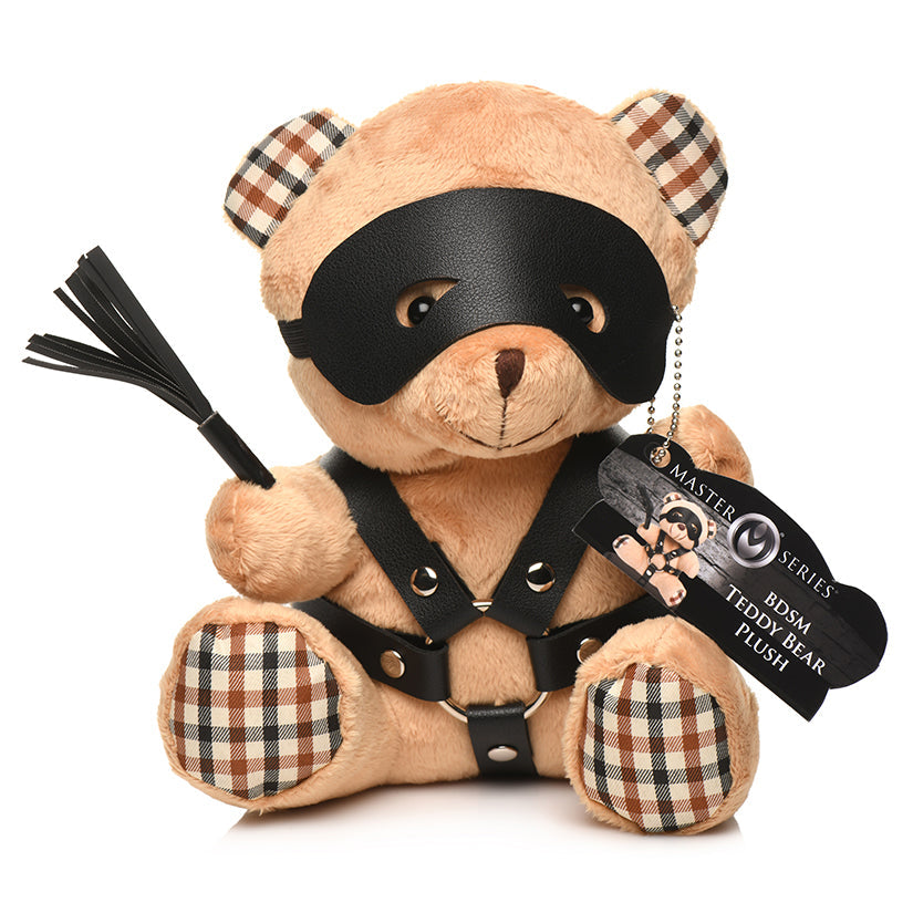 XR BRANDS - MASTER SERIES BDSM TEDDY BEAR PLUSH