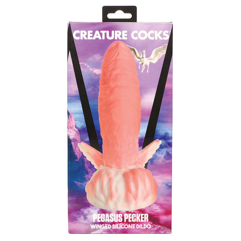 XR BRANDS - CREATURE COCKS PEGASUS PECKER WINGED SILICONE DILDO