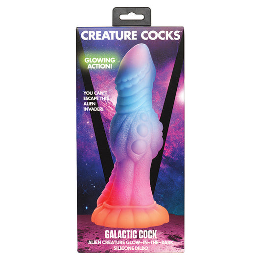 XR BRANDS - DILDO GALACTIC COCK ALIEN CREATURE PHOSPHORESCENT
