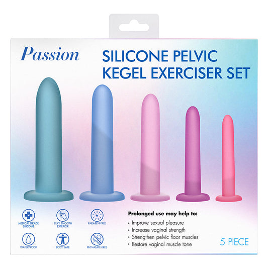 XR BRANDS - KIT D'EXERCICE DE KEGEL PELVIEN EN SILICONE PASSION