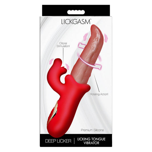 XR BRANDS - LICKGASM DEEP LICKER LICKING TONGUE VIBRATOR