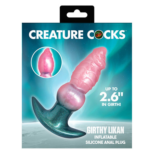XR BRANDS - DILATATEUR ANAL GONFLABLE EN SILICONE CREATURE COCKS GIRTHY LIKAN