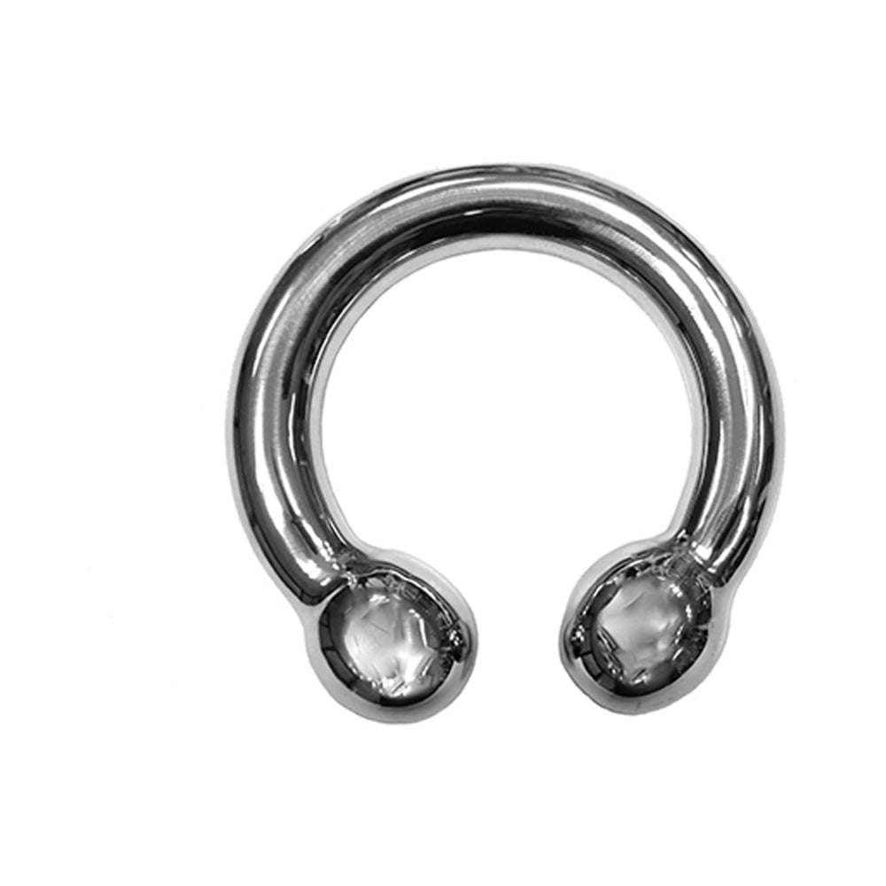 ROUGE STAINLESS STEEL HORSESHOE COCK RING (50MM)