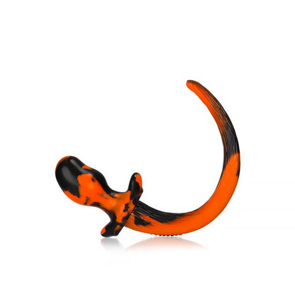 OXBALLS - BEAGLE PUPPY TAIL BUTTPLUG ACID YELLOW SWIRL MEDIUM