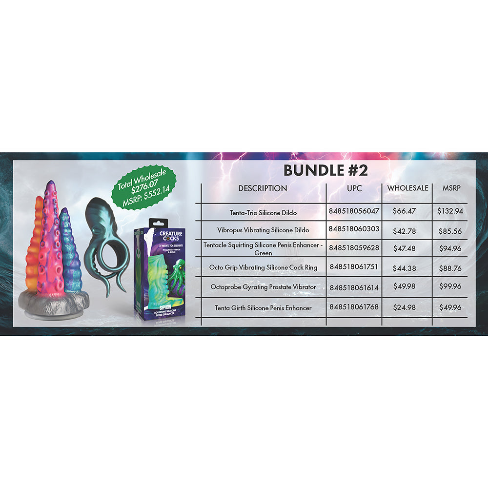 XR BRANDS - ALTITUDE BUNDLE 2: CREATURE COCKS TENTACLE, UNDERWATER & AQUATIC FANTASIES