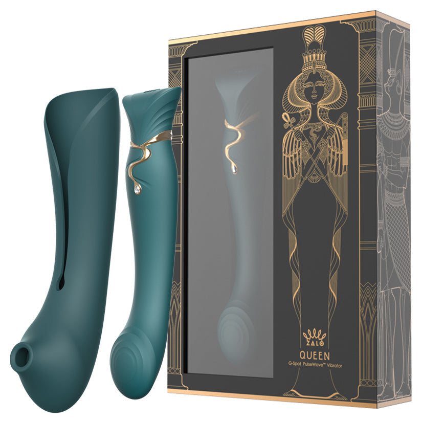 ZALO - QUEEN SET G-SPOT PULSE WAVE JEWEL GREEN