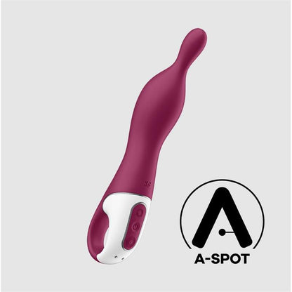 SATISFYER - A-MAZING 1 POINT SIMULATOR BERRY