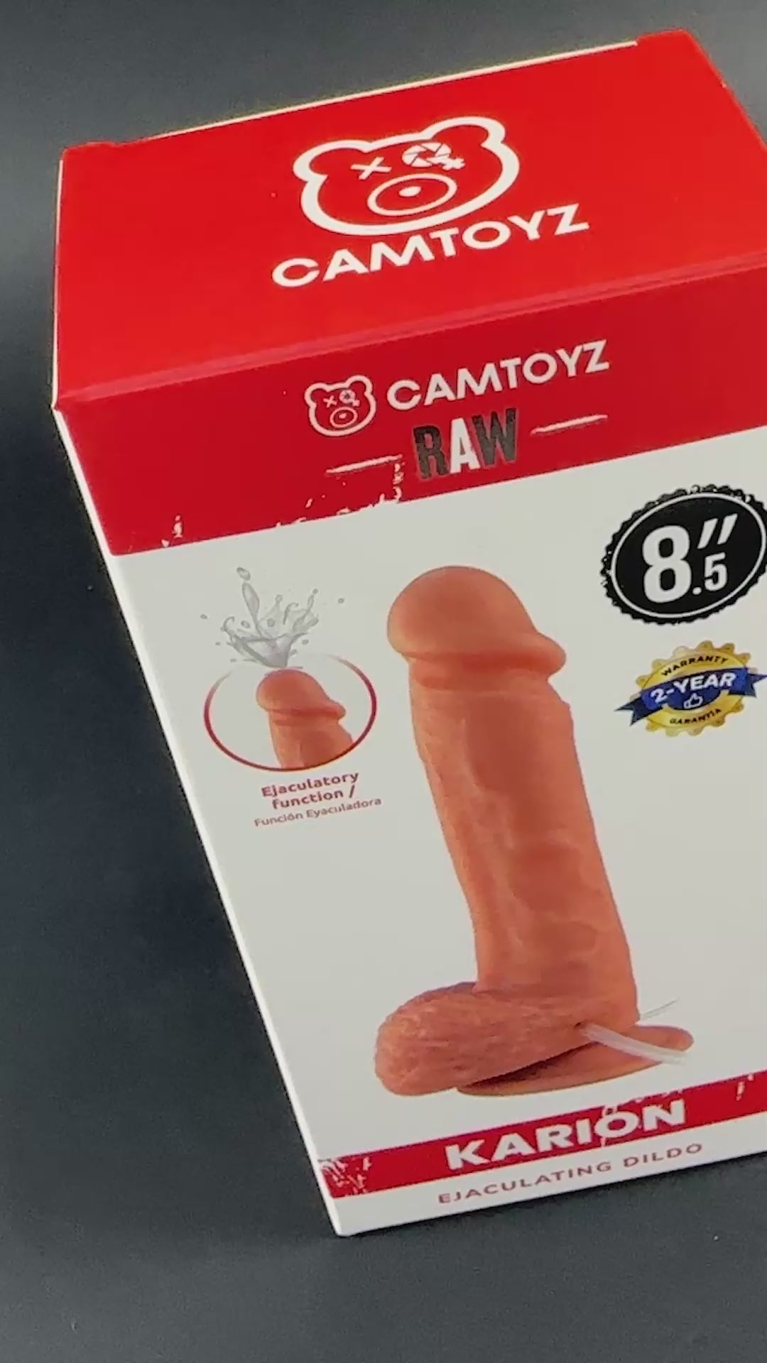 CAMTOYZ - REALISTIC SQUIRTING DILDO KARION