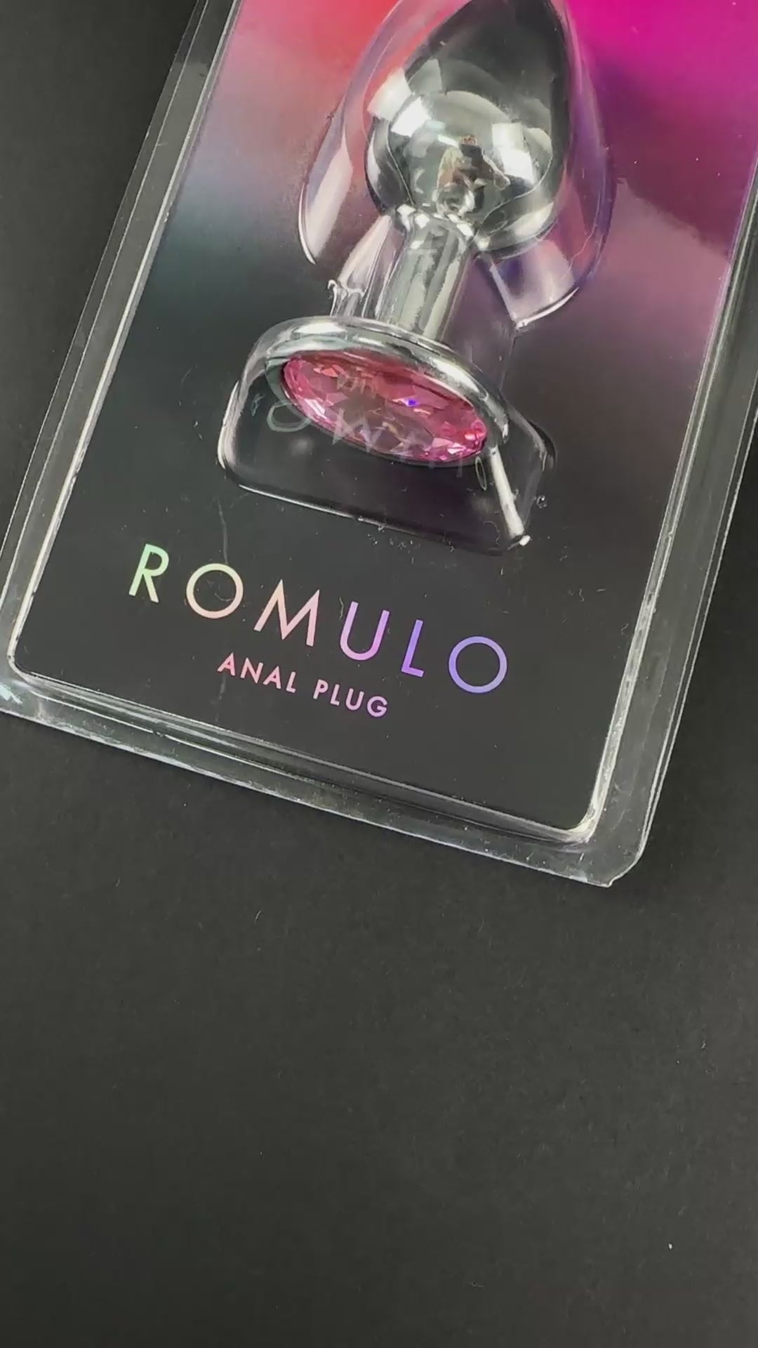 CAMTOYZ - SILVER ANAL PLUG ROMULO