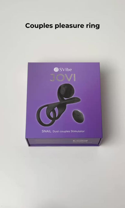 SVIBE - SNAIL JOVI COUPLES RING BLACK