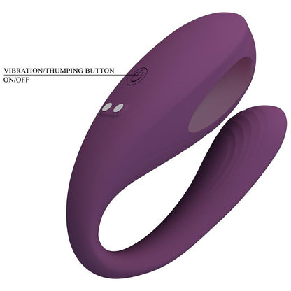PRETTYLOVE - AARI THUMPING COUPLE TOY WITH APP