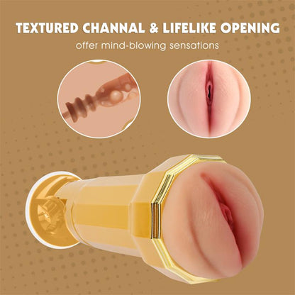CHISA - ABBIE VIBRATING REALISTIC VAGINA MASTURBATOR