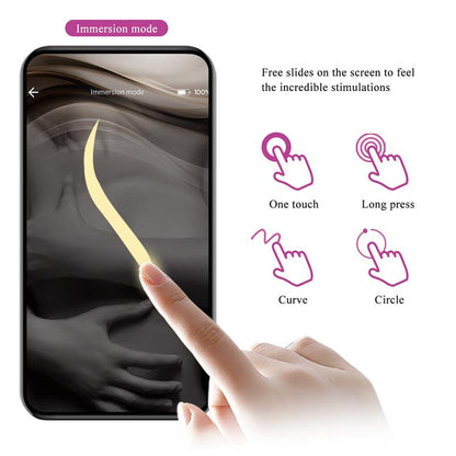 PRETTYLOVE - ABNER VIBRATING EGG WITH APP LILAC