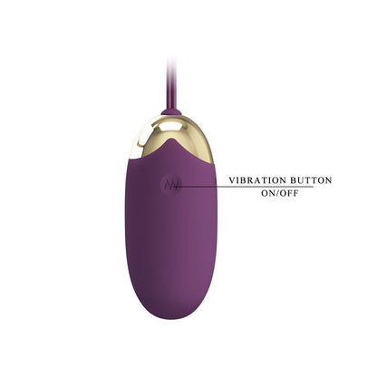 PRETTYLOVE - ABNER VIBRATING EGG WITH APP LILAC