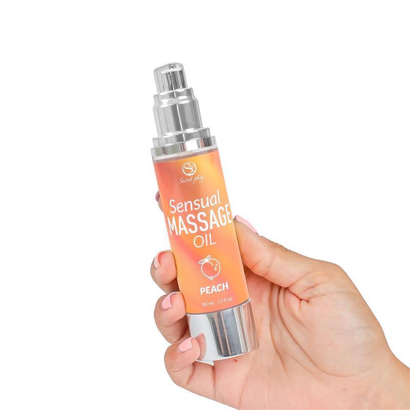 SECRET PLAY - SENSUAL MASSAGE OIL PEACH 50 ML.