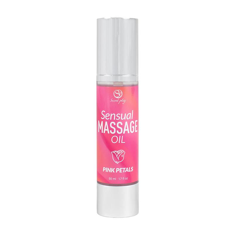 SECRET PLAY - SENSUAL MASSAGE OIL PINK PETALS 50 ML.