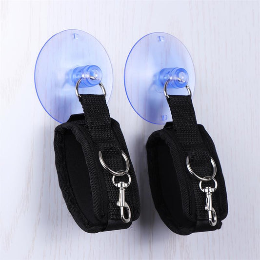 LATETOBED BDSM LINE - ADJUSTABLE ANKLECUFFS WITH SUCTION CUPS