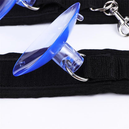 LATETOBED BDSM LINE - ADJUSTABLE ANKLECUFFS WITH SUCTION CUPS
