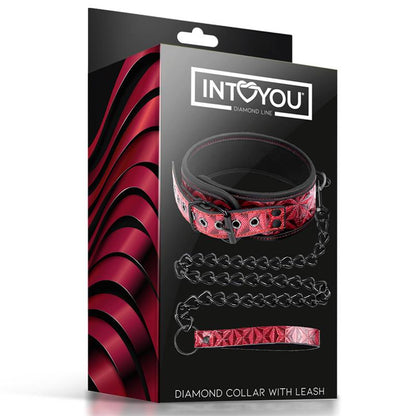 BEGME - RED EDITION PREMIUM VEGAN LEATHER COLLAR WITH NEOPRENE LINING