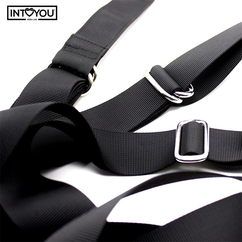 INTOYOU BDSM LINE - ADJUSTABLE DOOR SWING WITH LEGS SUPPORT AND SEAT