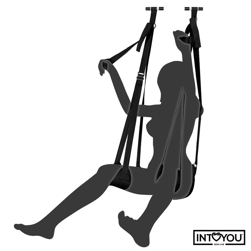 INTOYOU BDSM LINE - ADJUSTABLE DOOR SWING WITH LEGS SUPPORT AND SEAT