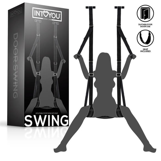 INTOYOU BDSM LINE - ADJUSTABLE DOOR SWING WITH LEGS SUPPORT AND SEAT