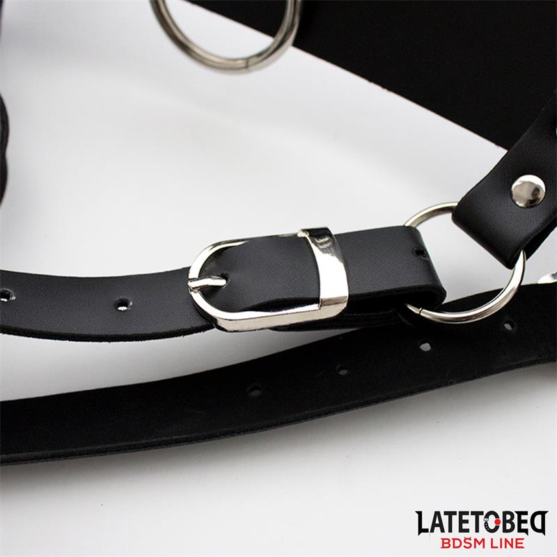 LATETOBED BDSM LINE - ADJUSTABLE FEMALE CHASTITY BELT
