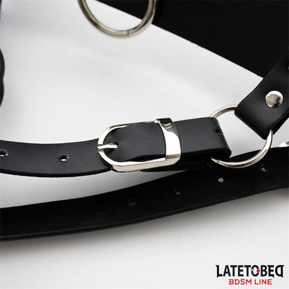 LATETOBED BDSM LINE - ADJUSTABLE FEMALE CHASTITY BELT