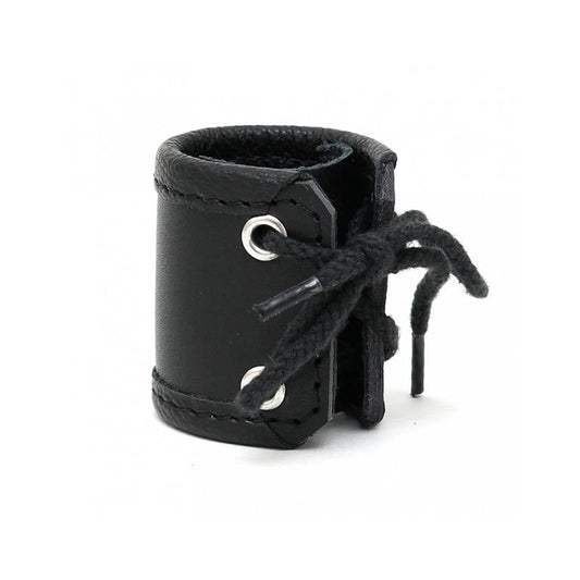 BONDAGE PLAY - ADJUSTABLE LEATHER BALLSTRETCHER